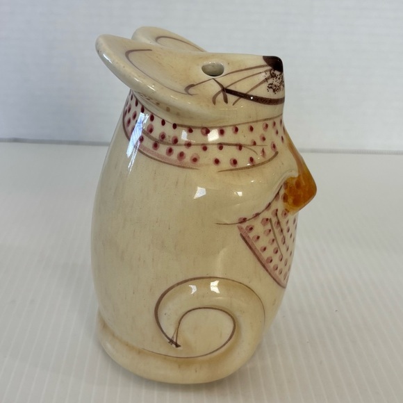 Vintage N.S. Gustin Mouse Parmesan Cheese Shaker & Cheese Plate - Picture 5 of 10
